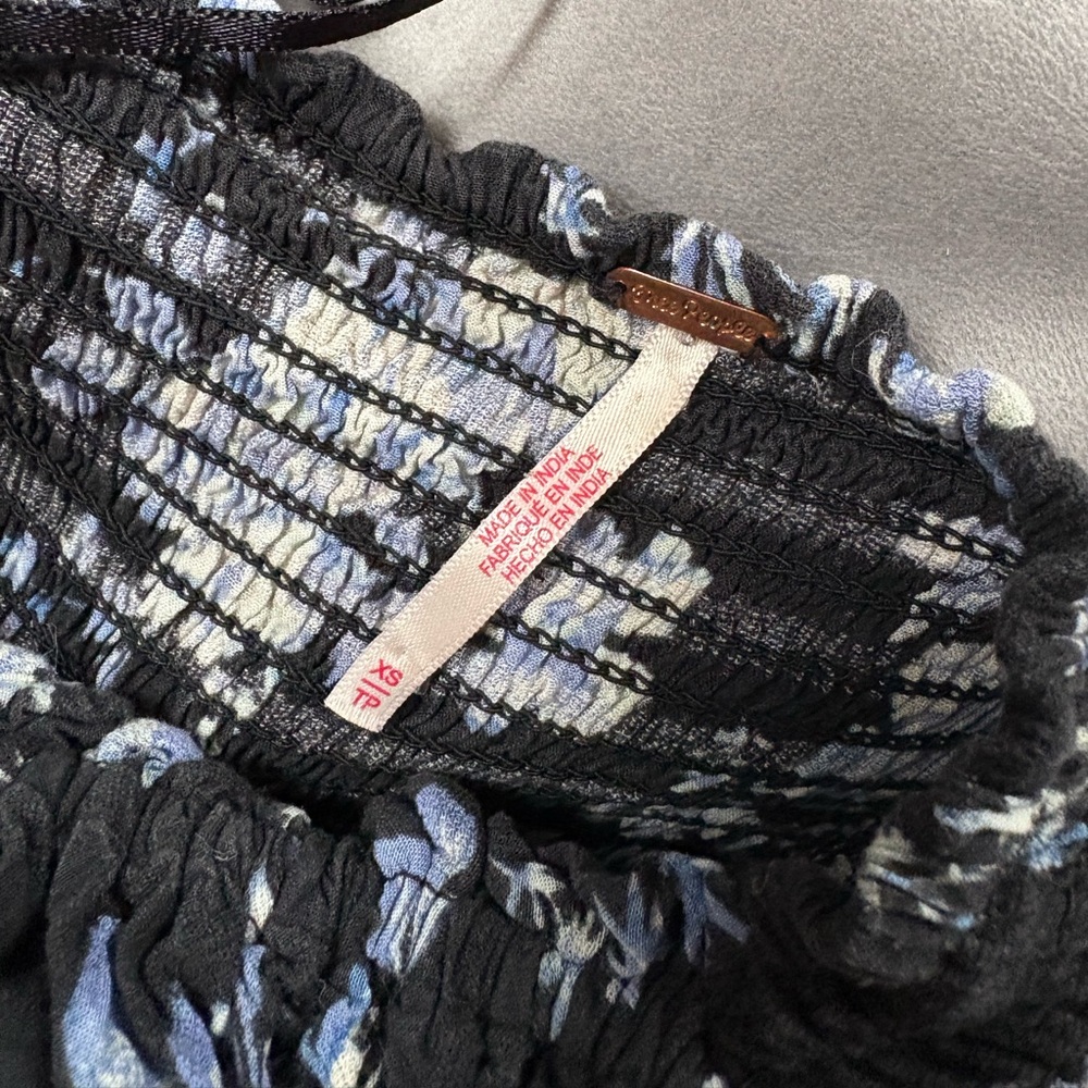 Free People | Jaymes Midi Floral Y2K Bohemian Western Summer Leg Slit Dress - Picture 7 of 9